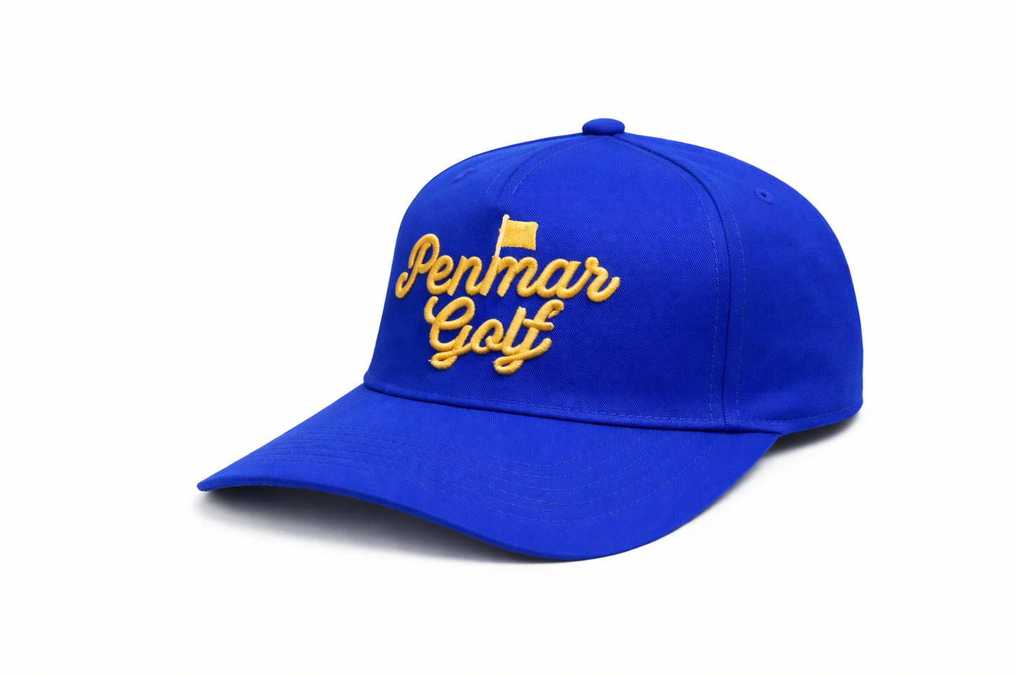 Penmar Club Hat - Blue & Gold