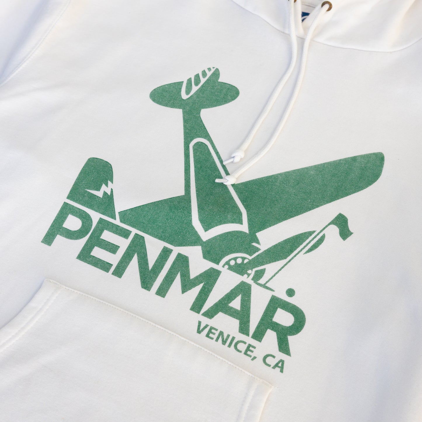 Plane crash hoodie white