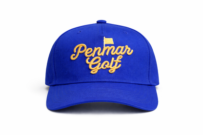 Penmar Club Hat - Blue & Gold