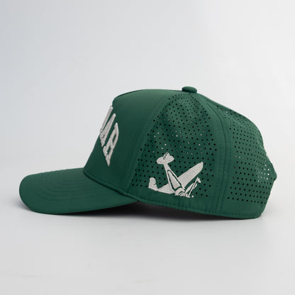 plane crash hat (green)