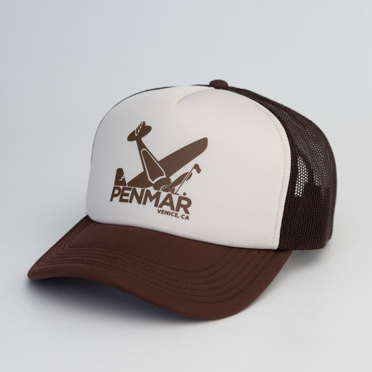 Plane crash trucker hat
